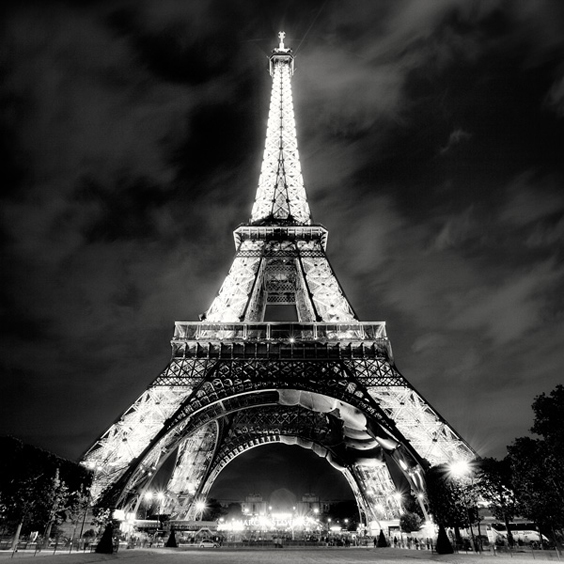 Eiffel Tower at Night, Paris, France, 2010